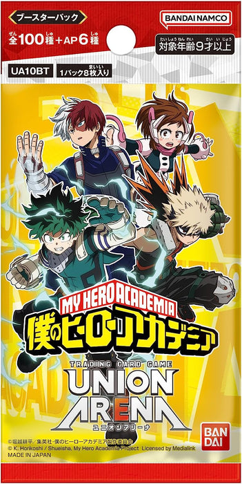 BANDAI UNION ARENA My Hero Academia Booster Pack Box TCG JAPAN OFFICIAL