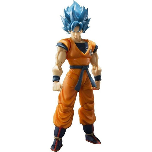 BANDAI S.H.Figuarts Dragon Ball Super Saiyan God Son Goku Action Figure JAPAN