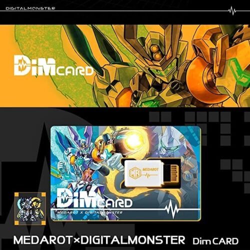 BANDAI Digimon Vital Bracelet Medarot x Digital Monster Dim Card JAPAN OFFICIAL