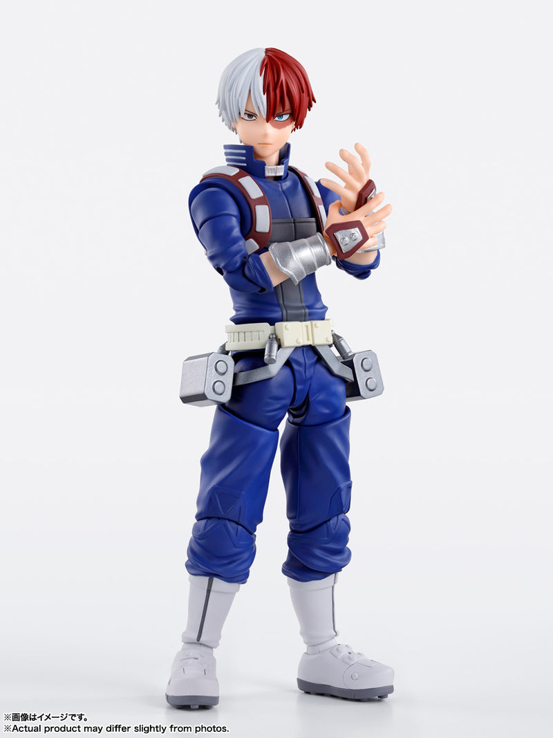 BANDAI S.H.Figuarts My Hero Academia Shoto Todoroki Action Figure JAPÃO OFICIAL