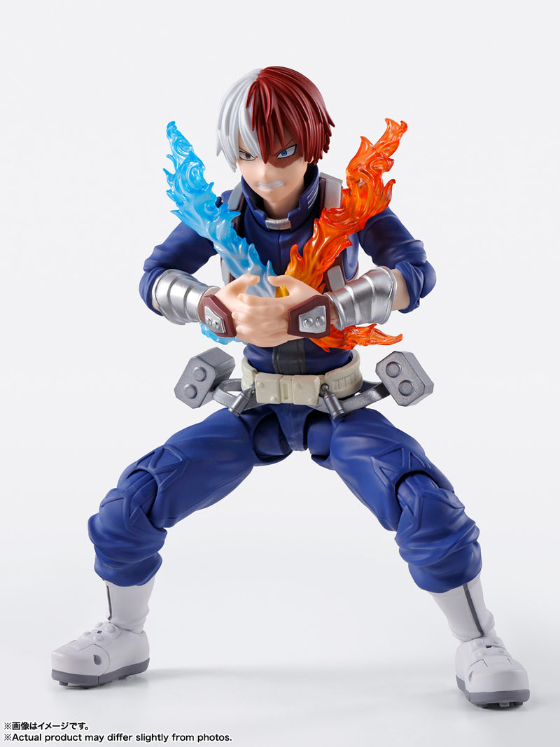 BANDAI S.H.Figuarts My Hero Academia Shoto Todoroki Action Figure JAPÃO OFICIAL