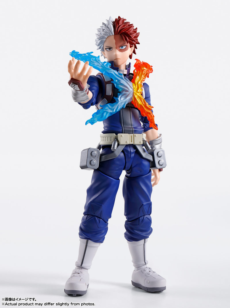 BANDAI S.H.Figuarts My Hero Academia Shoto Todoroki Action Figure JAPÃO OFICIAL