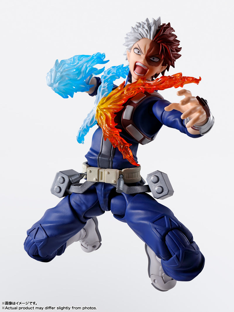 BANDAI S.H.Figuarts My Hero Academia Shoto Todoroki Action Figure JAPÃO OFICIAL