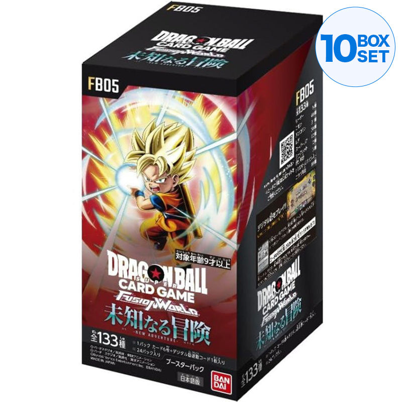 BANDAI Dragon Ball Super Fusion World Nuova Avventura FB05 Booster Pack Box TCG