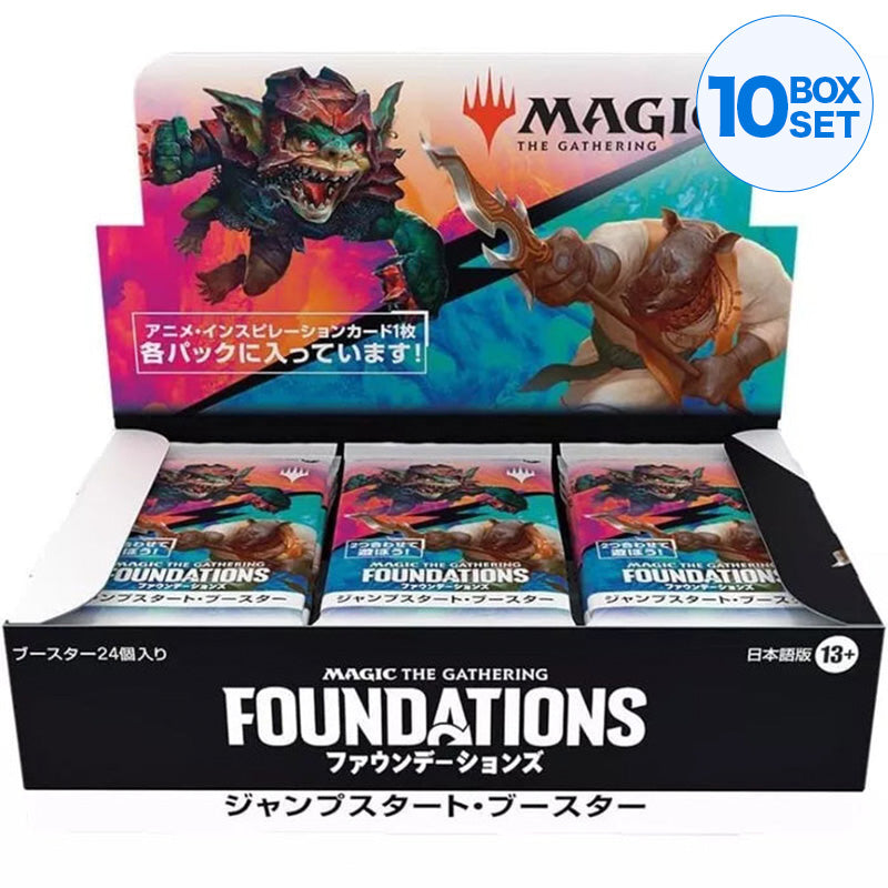 Magic The Gathering Foundations Ver japonais. Coffret Booster Booster Jump Start TCG