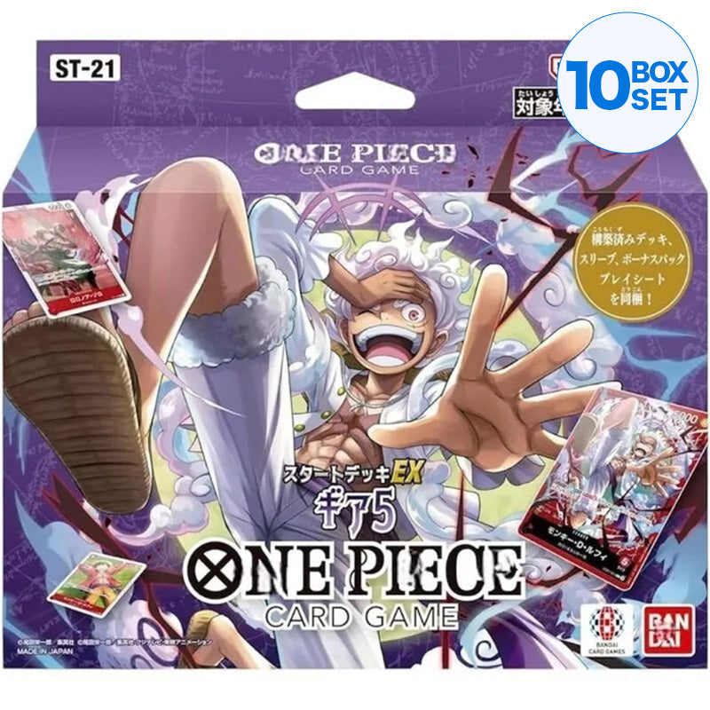 one piece tcg starter deck 5 One Piece Card Game Gear 5 Starter Deck EX ST-21 Japanese