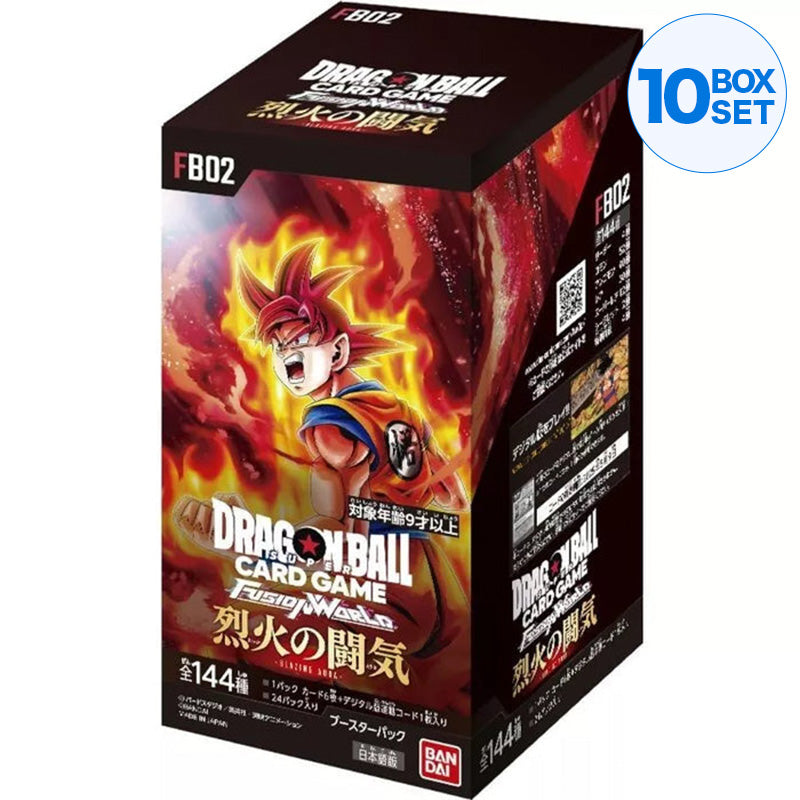 BANDAI Dragon Ball Super Blazing Aura FB02 Booster Pack Box TCG