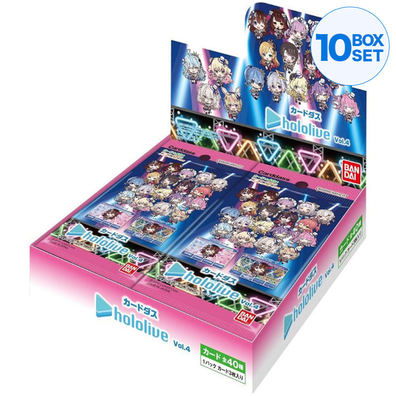 Bandai Hololive CardDass Vol.4 Booster Pack Box TCG Japan Oficial