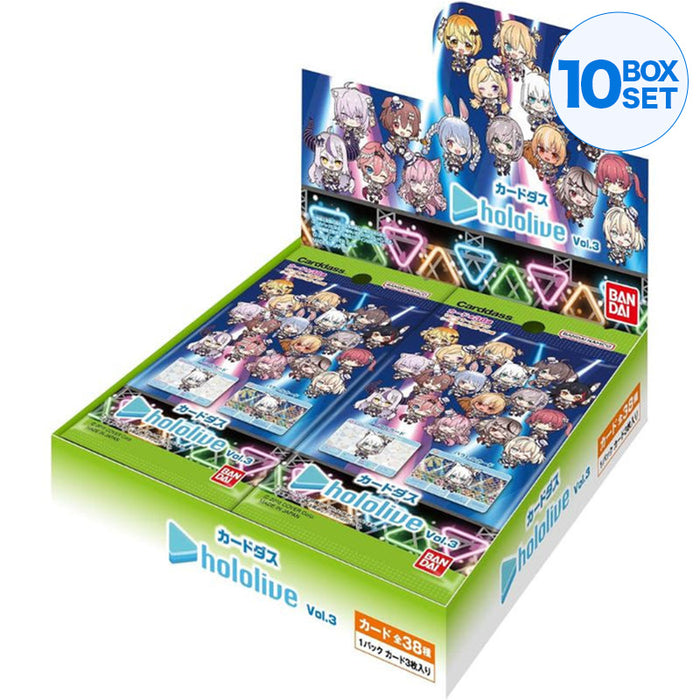 Bandai Carddass Hololive Vol.3 Booster Pack Box TCG Japan Beamter