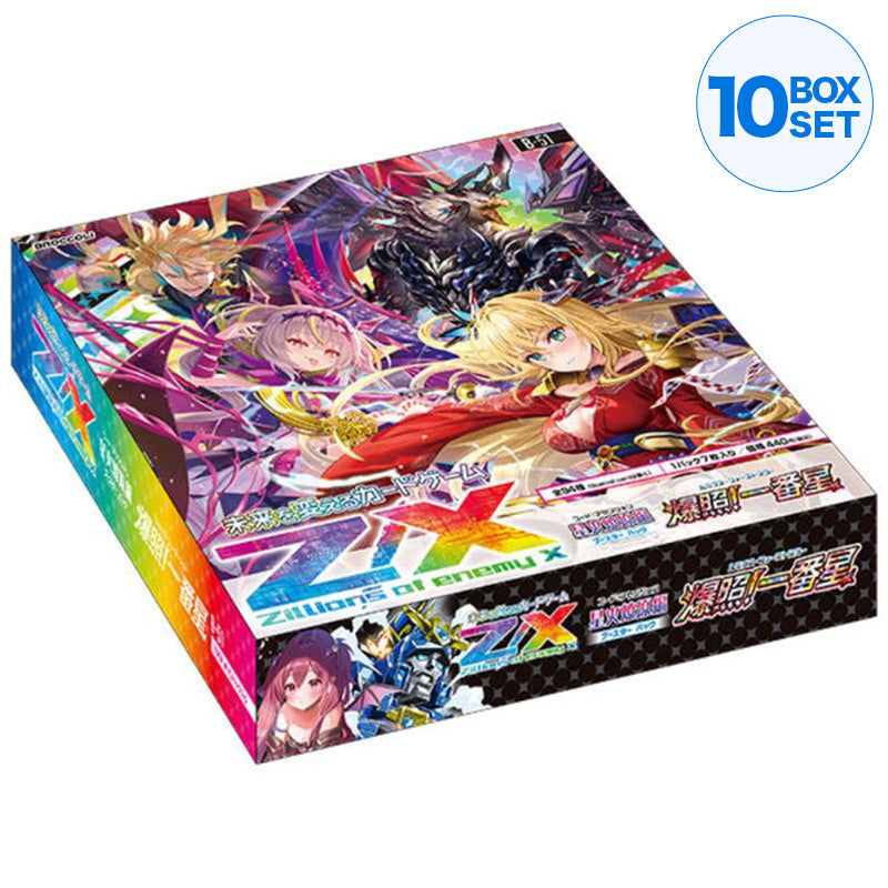 Z/X Zilhões de inimigos X Luminous First Star B51 Booster Pack Box TCG JAPÃO