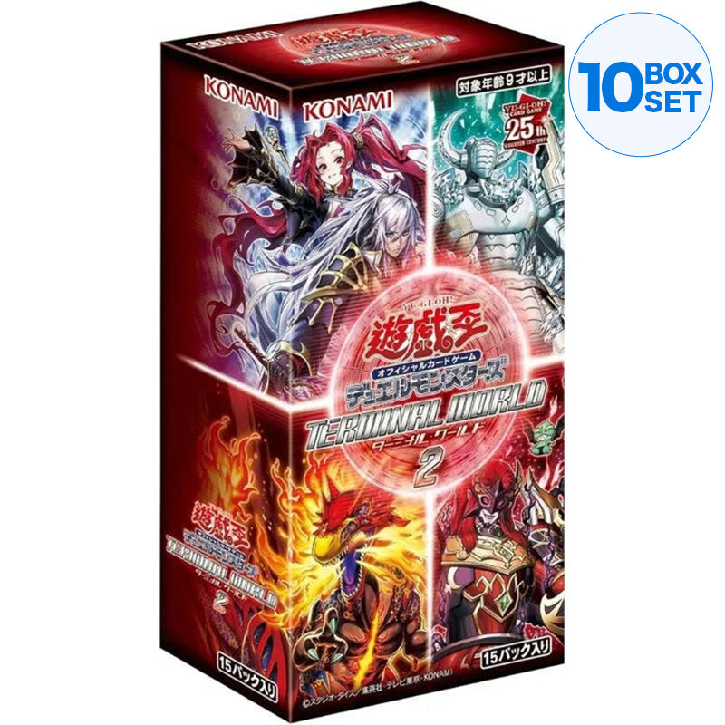 Konami Yu-Gi-Oh! OCG Terminal World 2 Booster Pack Box TCG JAPÓN OFICIAL