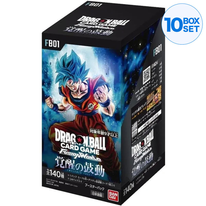 Bandai Dragon Ball Super Card Game Fusion World FB01 Booster Box TCG Japón