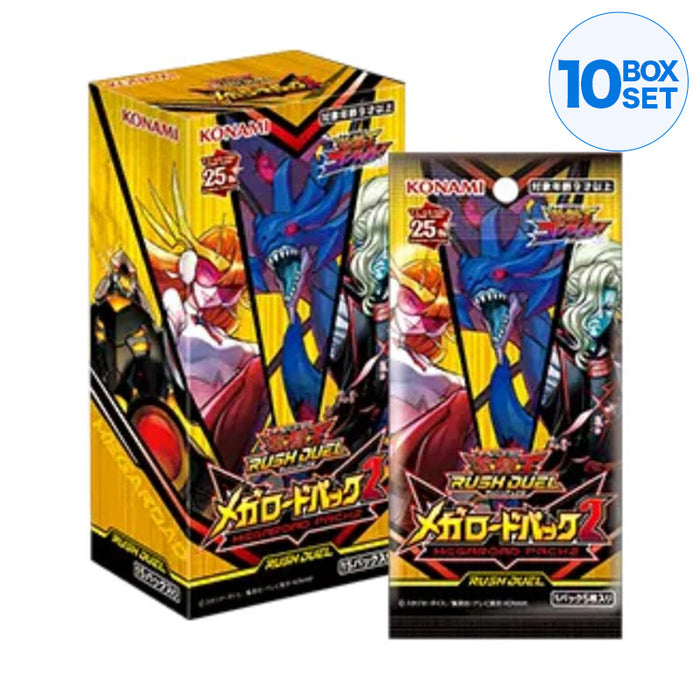 Konami Yu-Gi-Oh! Rush Duel Mega Road Pack 2 Booster Pack Box TCG JAPAN OFFICIAL