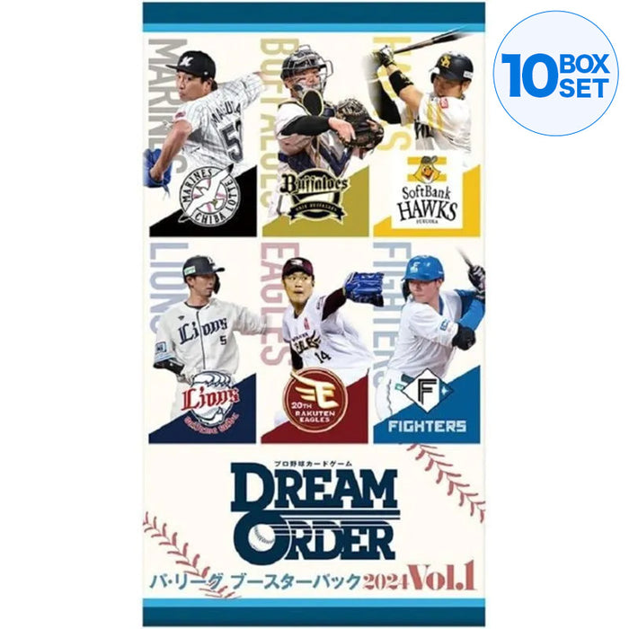 Jeu de cartes de baseball professionnel Pacific League 2024 Vol.1 Booster Box TCG Japon