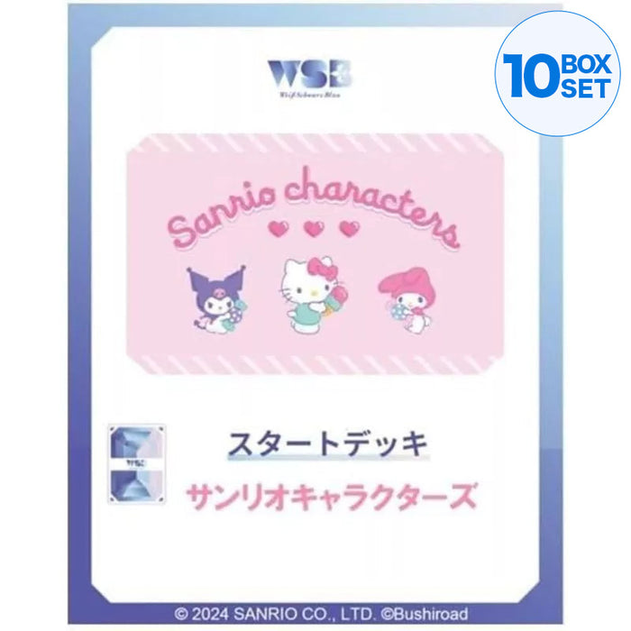 Weiss Schwarz Blau Sanrio Caracteres Starter Deck TCG Japão Oficial