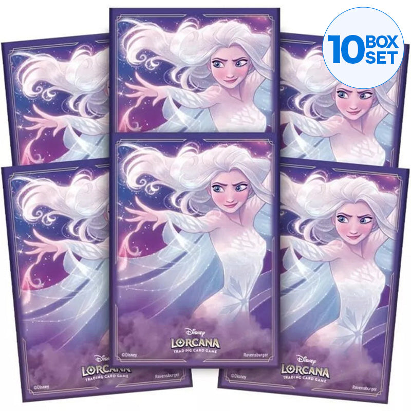 Fundas para tarjetas Disney Lorcana Elsa Spirit of Winter OFICIAL DE JAPÓN