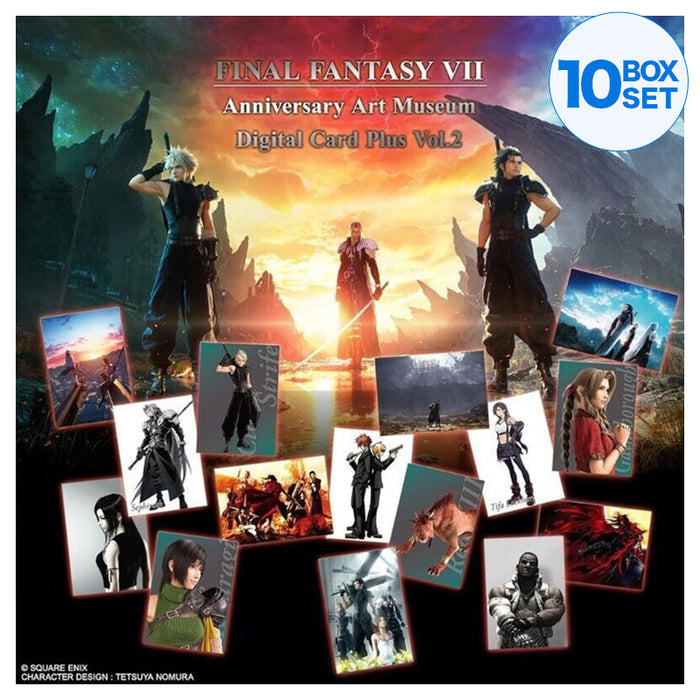 Final Fantasy VII Musée d'art anniversaire Carte numérique plus vol.2 TCG Japon
