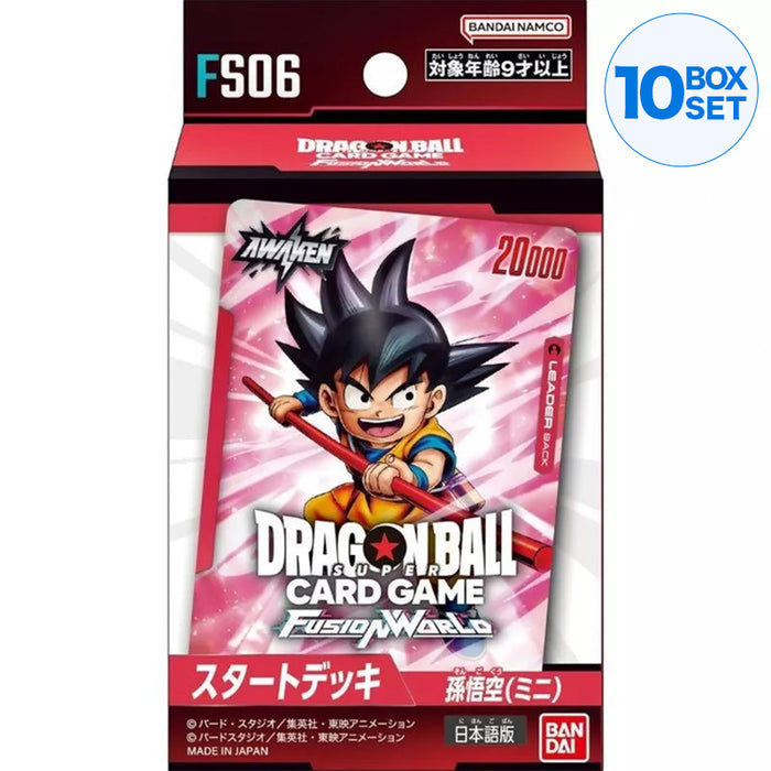 BANDAI Dragon Ball Super Card Game Starter Deck Son Goku Mini FS06 TCG JAPAN