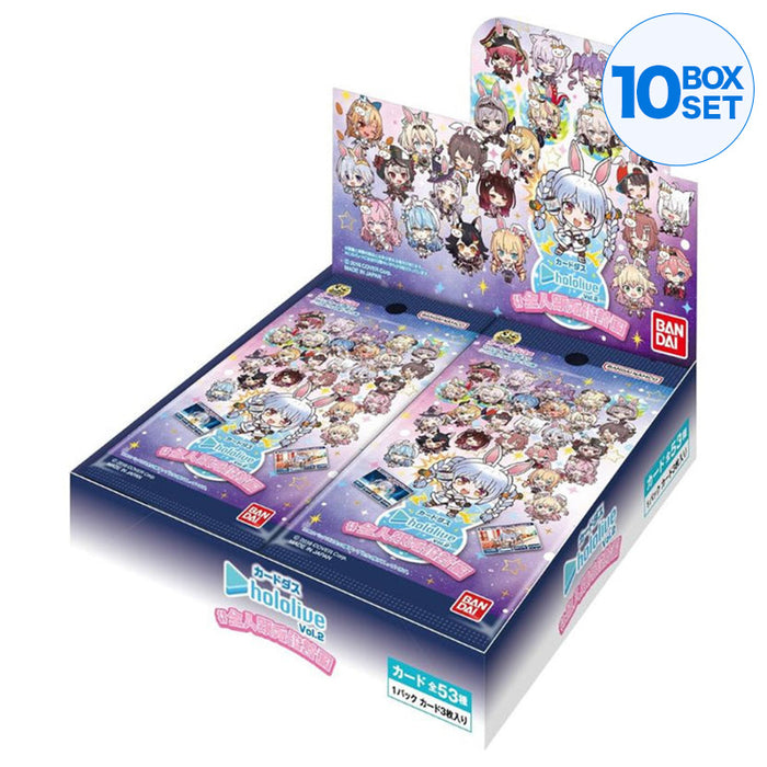 Bandai Carddass Hololive Vol.2 Booster Pack Box TCG Japon Officiel