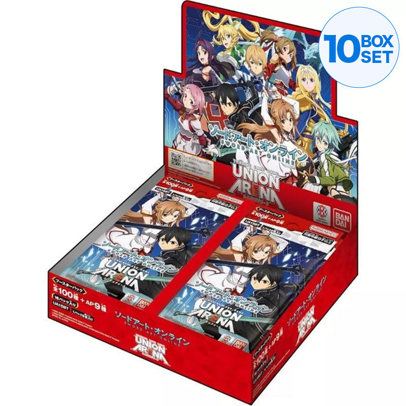 BANDAI Union Arena Sword Art Online UA15BT Booster Pack Box TCG JAPÃO OFICIAL