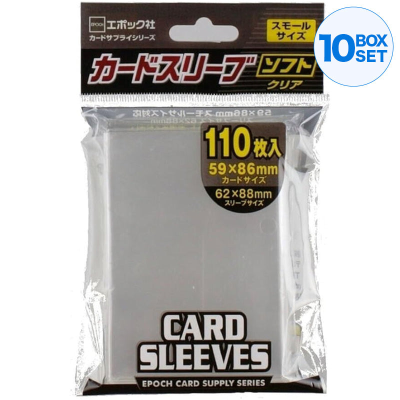 Epoch Card Supply Series Card Sleeve Soft Clear Small Size JAPAN OFFICIAL