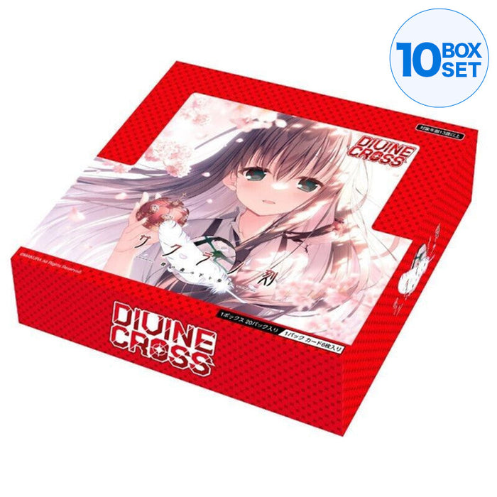 Divine Cross Sakura No Toki Booster Pack Box TCG JAPON OFFICIEL