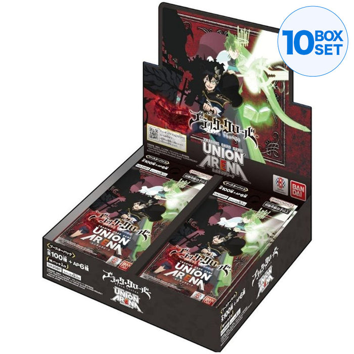 Bandai Union Arena Black Clover Booster Pack Box UA20BT TCG Japón Oficial