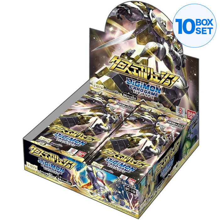 Bandai Digimon Card Game Cross Evolution BT-19 Booster Pack Box TCG Japón