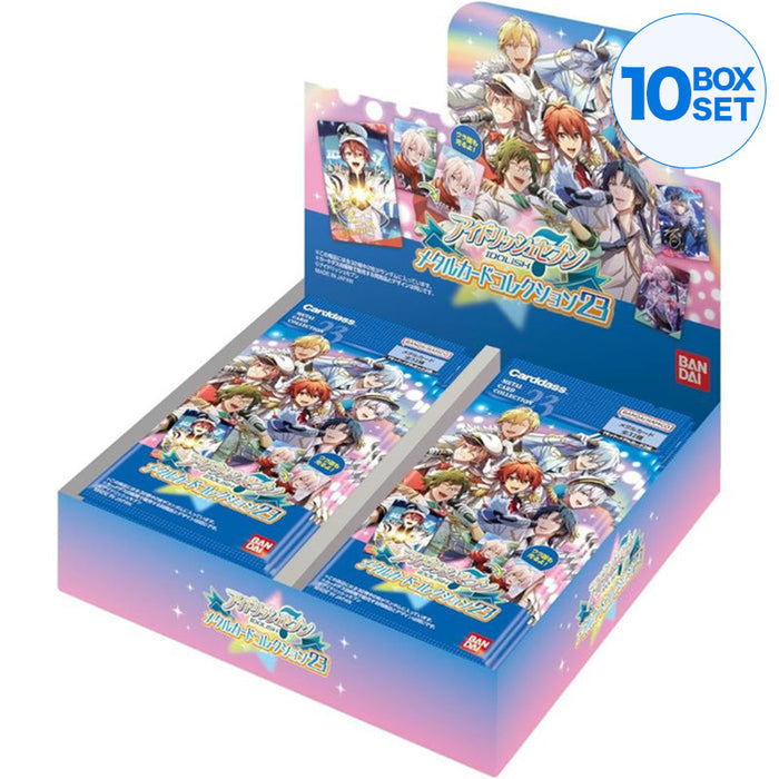 Bandai Idolish7 Metal Card Coleção Caixa 23 Booster Box TCG Japan Oficial