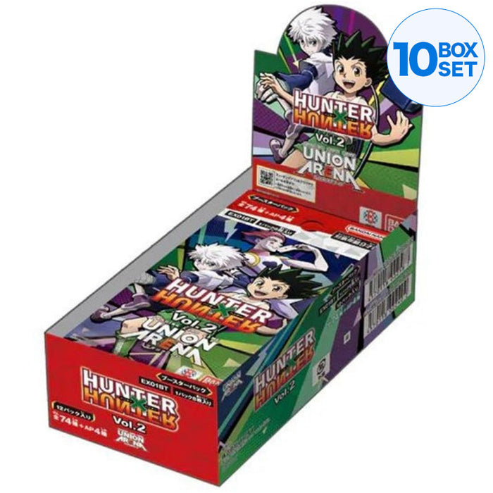 Bandai Union Arena Hunter × Hunter Extra Booster Pack Box TCG Japón Oficial