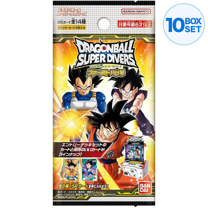 Bandai Dragon Ball Super Divers First Pack Booster Pack Box TCG Japan Offiziell