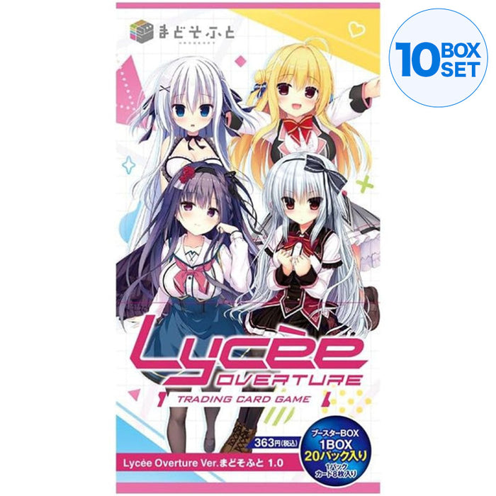 Lycee Overture ver. Madosoft 1.0 Booster Pack Box TCG Japan Oficial