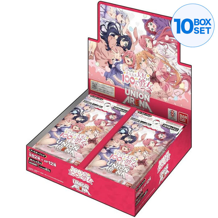 Bandai Union Arena The 100 Girlfriends UA26BT TCG Booster Pack Box Japan