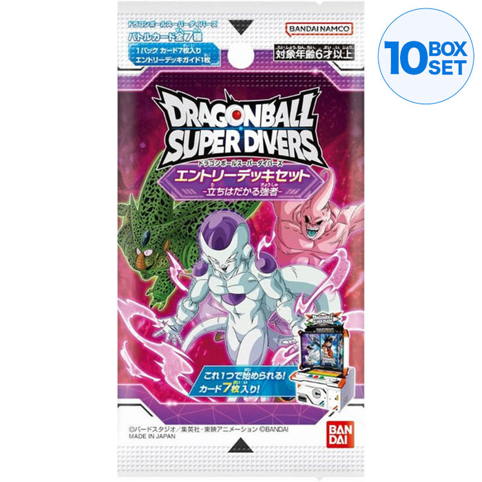 Bandai Dragon Ball Super Taucher Tachihadakaru Tsuwamono Eingangsdeck Set TCG Japan