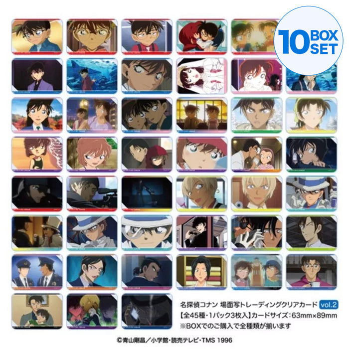 Detective Conan Scene Photo Trading Clear Card vol.2 Booster Pack Box TCG JAPAN