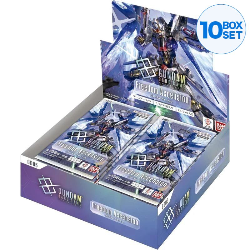 BANDAI Gundam Card Game Freedom Ascension GD05 Booster Pack Box