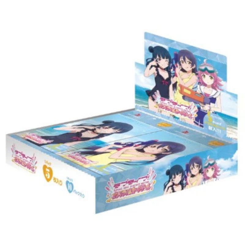 love live booster box ReBirth For You Live! Hasunosora Girls' High School Vol. 2 TCG, 1 BOX and Nijigasaki High School School Idol Club are now available as illustration cards wearing summery costumes such as swimsuits and yukatas Love Live! Series Official Card