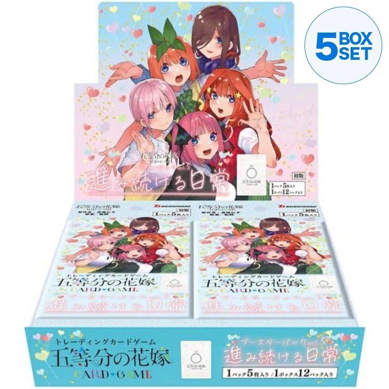 The Quintessential Quintuplets Card Game vol.5 Booster Pack Box TCG JAPAN