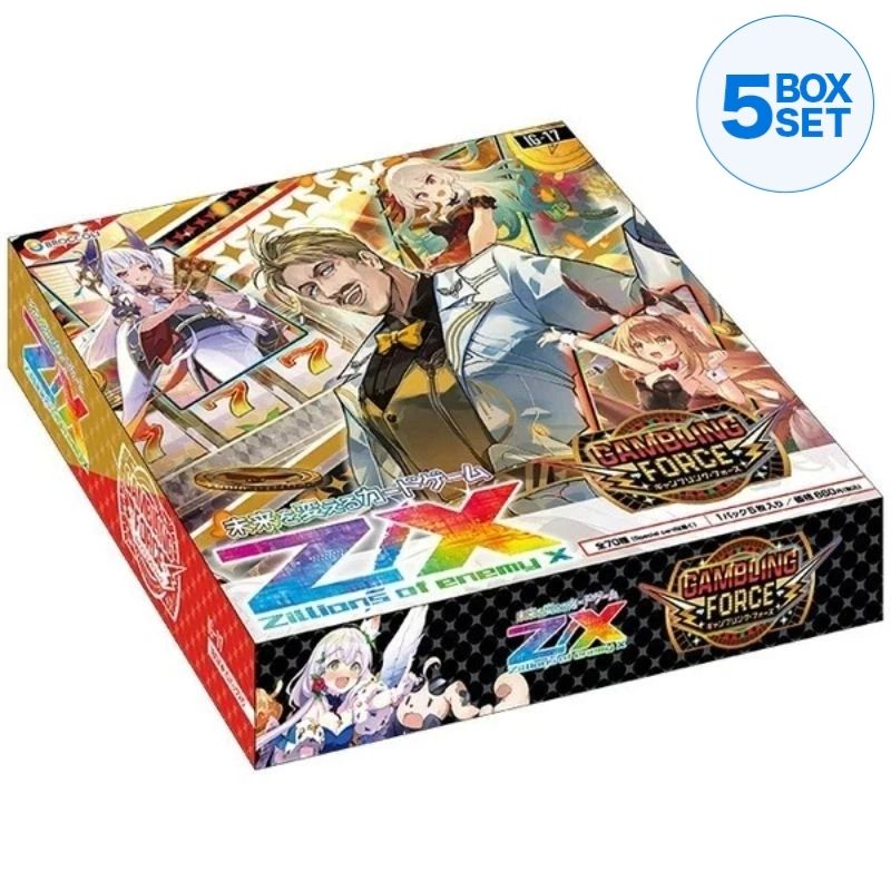 Z/X Zillions of enemy X Gambling Force Booster Pack Box TCG JAPAN OFFICIAL