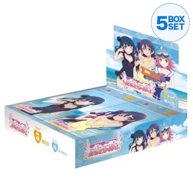 Liebe Live! Offizielles Kartenspiel „Der Sommer beginnt“. Booster Pack Box TCG JAPAN OFFIZIELL