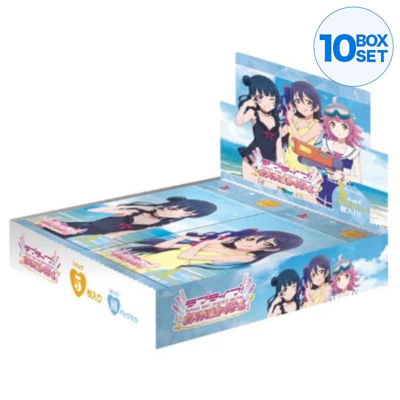 Liebe Live! Offizielles Kartenspiel „Der Sommer beginnt“. Booster Pack Box TCG JAPAN OFFIZIELL