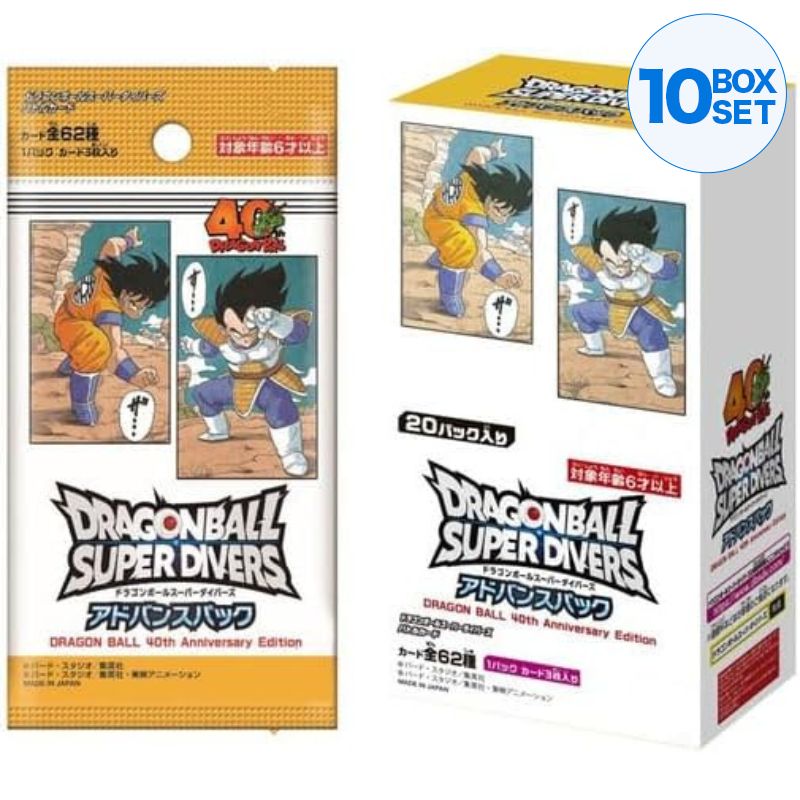 BANDAI Dragon Ball Super Divers Advance Pack 40th Anniversary Booster Box TCG BANDAI Dragon Ball Super Divers Advance Pack 40th Anniversary Booster Box TCG