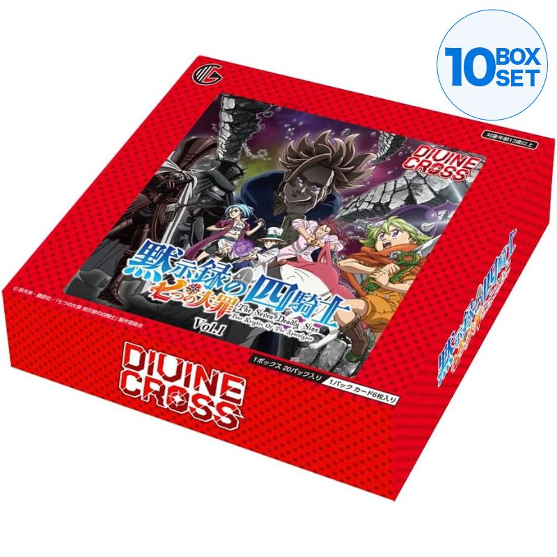 CRUZ DIVINA Los Cuatro Caballeros del Apocalipsis Vol.1 Booster Pack Box TCG JAPÓN