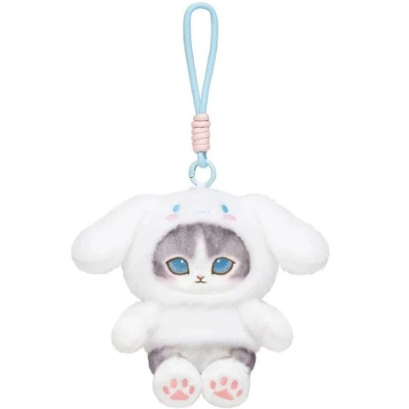 mofusand x Sanrio Characters Potefuwa Mascot Cinnamoroll Plush JAPAN OFFICIAL