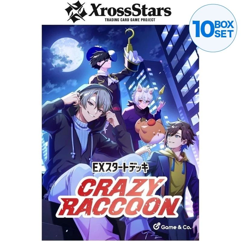Xross Stars Crazy Raccoon EX Start Deck TCG JAPAN OFFICIAL
