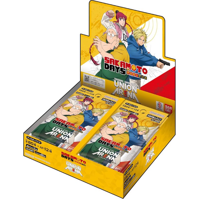 BANDAI Union Arena Sakamoto Days UA43BT Booster Pack Box TCG JAPAN