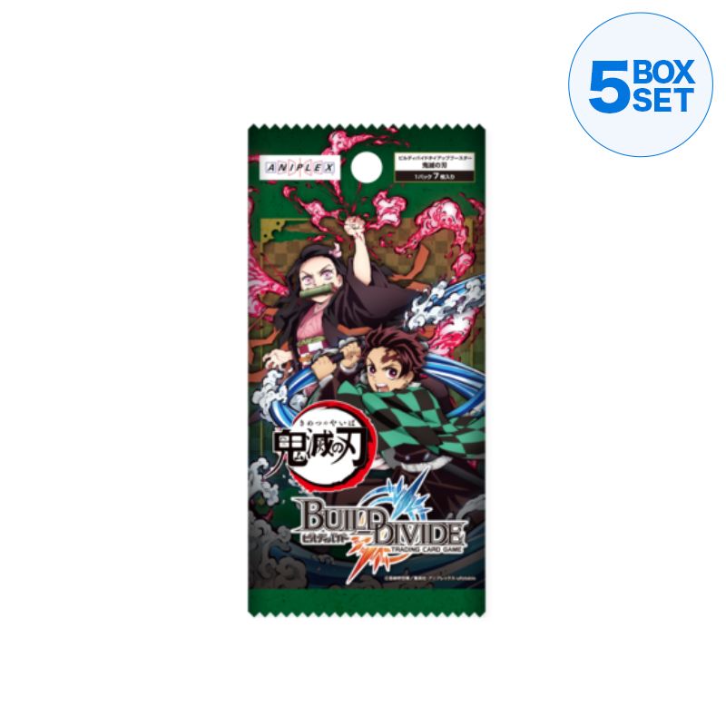 Build Divide TCG Tie-up Booster Demon Slayer BOX Aniplex JAPAN OFFICIAL ZA-385 Build Divide TCG Tie-up Booster Demon Slayer BOX Aniplex JAPAN OFFICIAL ZA-385
