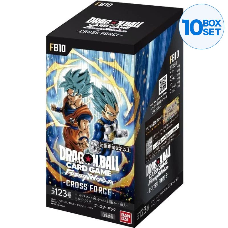 BANDAI Dragon Ball Super Card Game Fusion World FB10 Booster Box TCG JAPAN