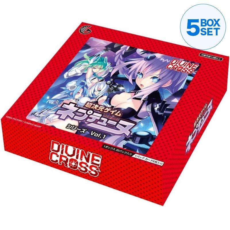 Divine Cross Hyperdimension Neptunia Vol.1 Booster Pack Box TCG