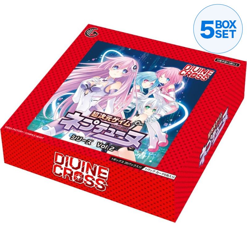 Divine Cross Hyperdimension Neptunia Vol.2 Booster Pack Box TCG JAPAN OFFICIAL